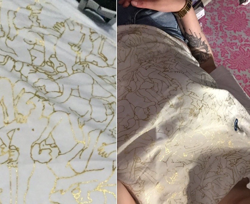 Variadas posições sexuais em dourado