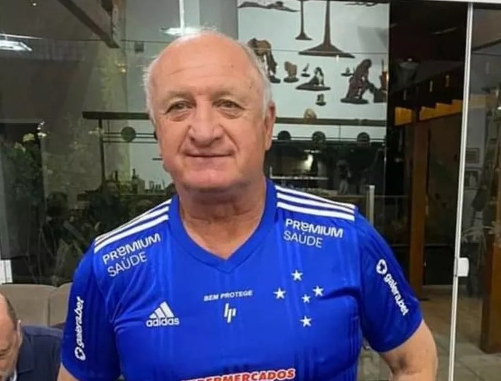 Felipão assume o comando do time do Cruzeiro — Foto: Reprodução/ Internet