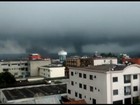 Tornado com vento de 115km/h provoca destruição no Paraná