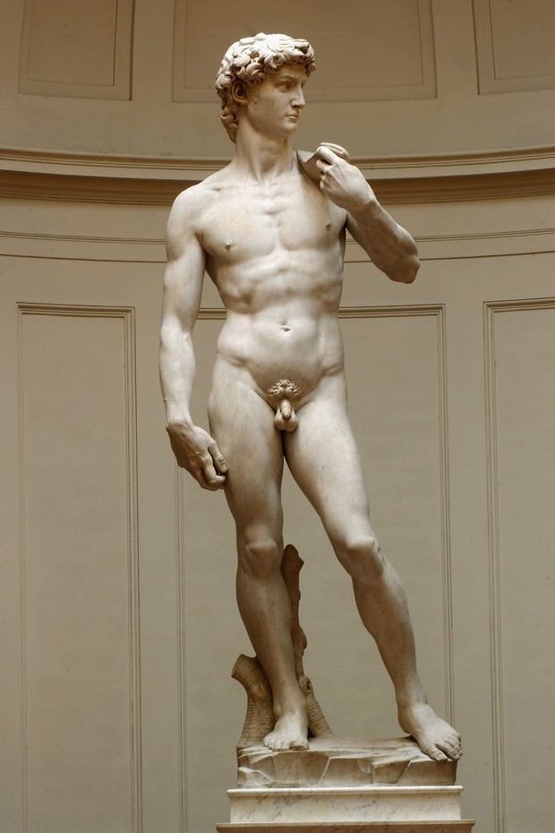 Estátua de David, de Michelangelo, fica na Galleria Dell'Accademia (Foto: Getty Images)