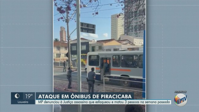 MP denuncia homem que matou três pessoas em ataque a ônibus de Piracicaba