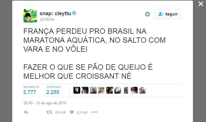 Pão de queijo é melhor que Croissant”: Brasil e França rende memes