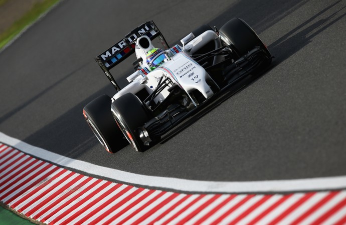 Felipe Massa em ação no treino classificatório para o GP do Japão (Foto: Getty Images)