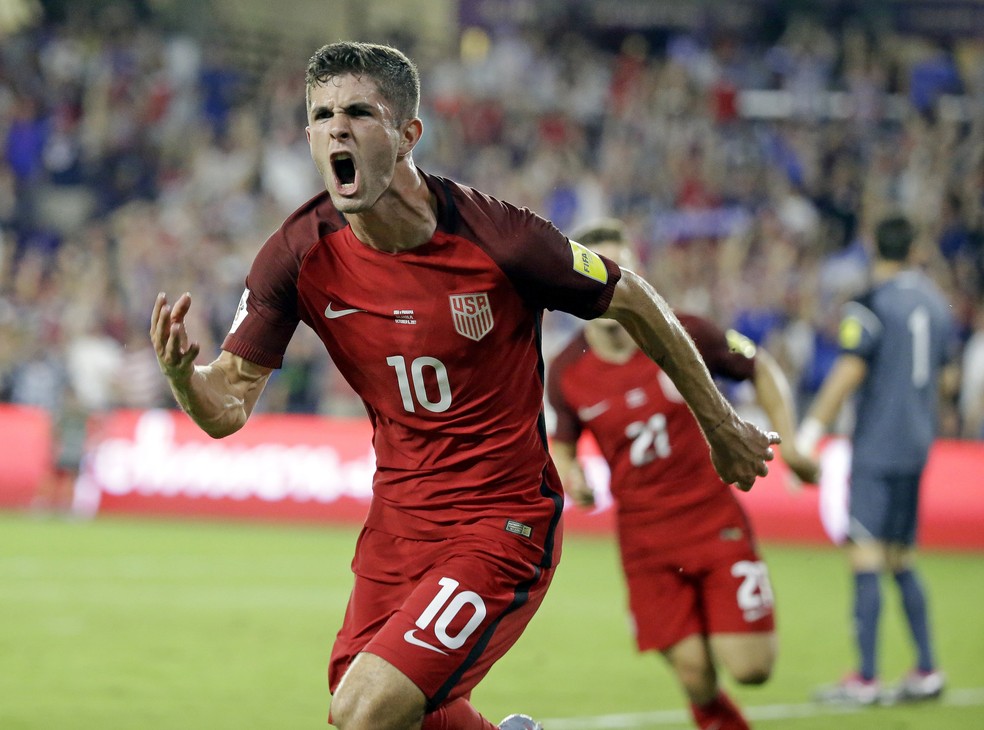 Pulisic fez um gol e deu assistência para outro na vitória dos Estados Unidos sobre o Panamá (Foto: AP )