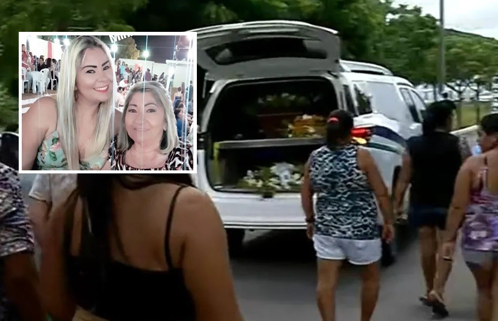 Advogada de 34 anos e a mãe são assassinadas a tiros em Morrinhos, no interior do Ceará; polícia investiga o caso — Foto: TV Verdes Mares/Reprodução
