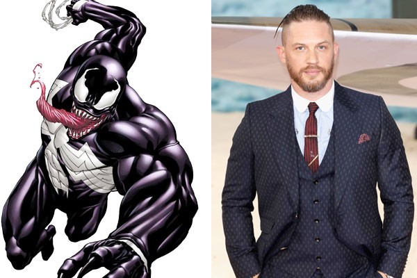 O vilão Venom será vivido por Tom Hardy em derivado de Homem-Aranha (Foto: Reprodução/Getty Images)