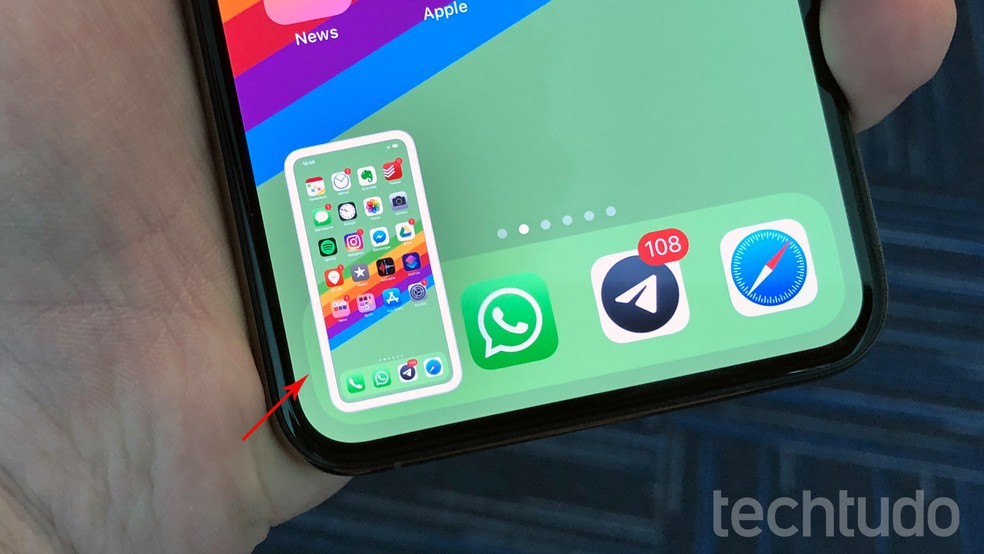 Como tirar print no iPhone XS Celular TechTudo