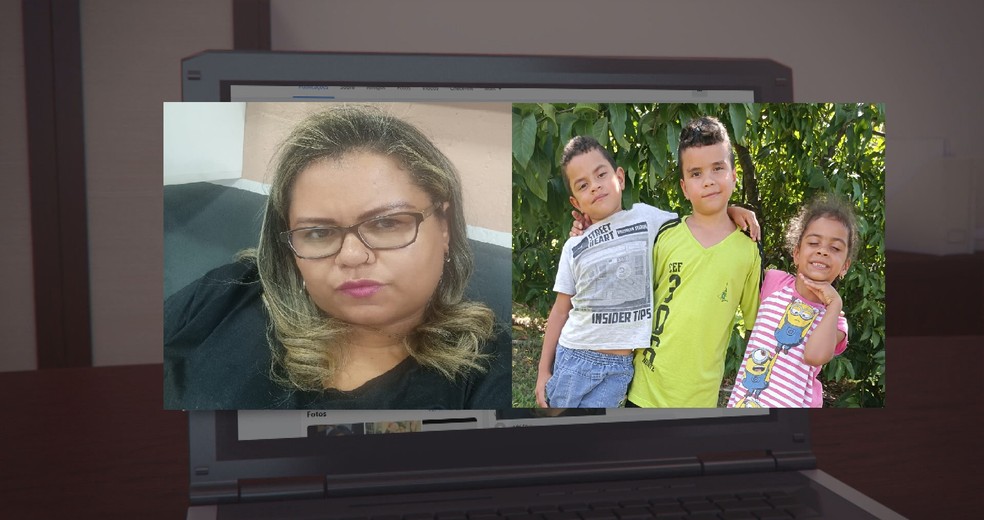 Cabelereira Elizamar Silva e três filhos desapareceram no DF — Foto: Facebook/Reprodução