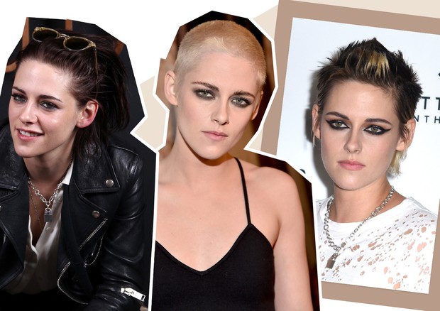 Mudança de cabelo - Kristen Stewart (Foto: Tommaso Boddi/Alberto E. Rodriguez/Vivien Killilea/Getty Images)