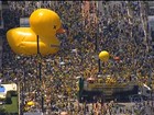 Manifestantes a favor do impeachment protestam nas ruas 