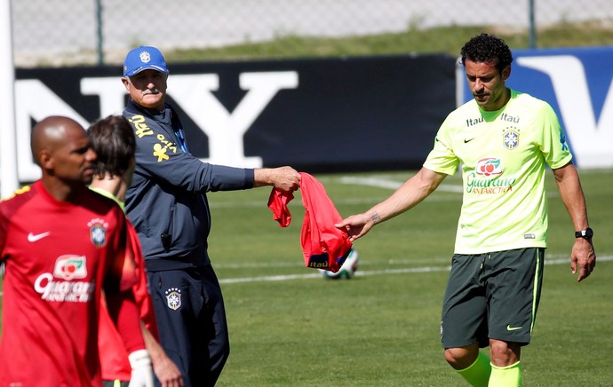 Luiz Felipe Scolai Felipão fred seleção brasileira (Foto: Custodio Coimbra/Agência Globo)