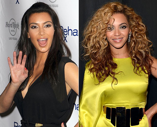 Kim Kardashian e Beyoncé (Foto: Getty Images)