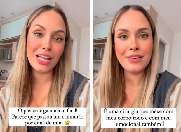 Ex-BBB Sarah Andrade é internada após cirurgias plásticas e abre o