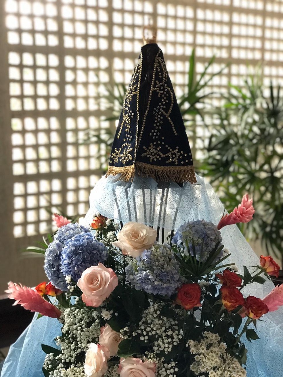 Nossa Senhora Aparecida é celebrada em Natal — Foto: Alessandro Souza/Inter TV Cabugi