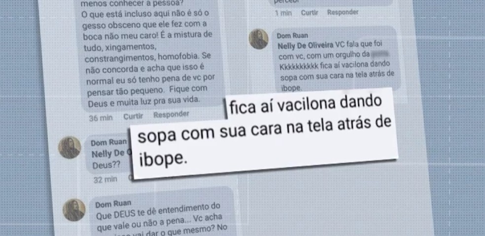 Casal revelou ter recebido ameaça — Foto: Reprodução/Redes Sociais