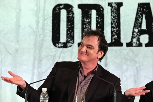 Entrevista coletiva com o diretor Quentin Tarantino para divulgar o filme &#39;Os Oito Odiados&#39;, com lançamento previsto para janeiro de 2016, nesta segunda-feira (23) em São Paulo (Foto: Sergio Castro/Estadão Conteúdo)