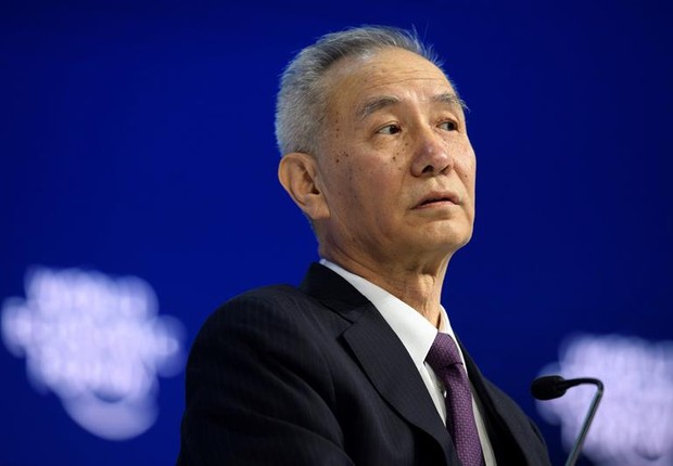 Liu He, principal assessor econômico do governo da China (Foto: EFE/ Gian Ehrenzeller)