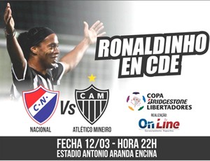 Ronaldinho chamada da partida (Foto: divulgação)