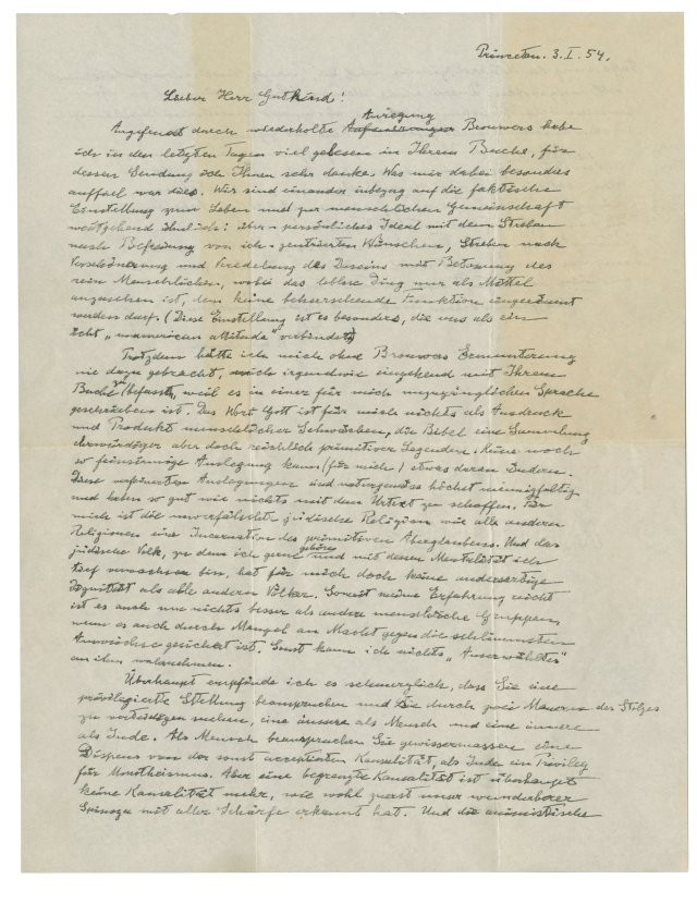 Carta de Einstein sobre Deus é leiloada por três milhões de dólares