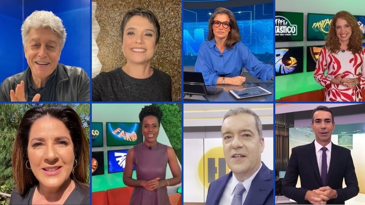 Apresentadores mandam mensagens pelos anos do JG veja vídeo Jornal da Globo G