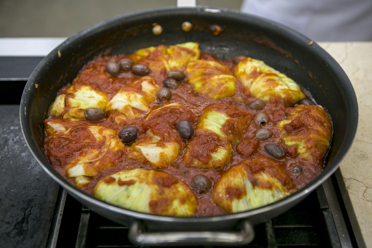 Rolinhos De Repolho Do Chef Ravioli