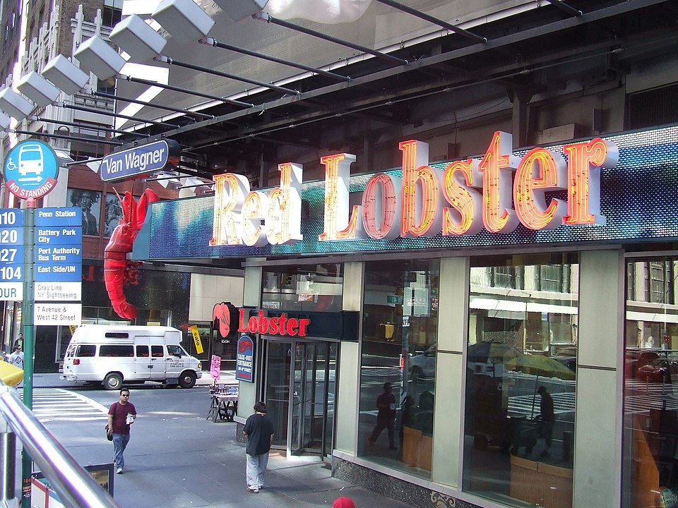 Fachada de uma unidade da cadeia de restaurantes Red Lobster (Foto: Creative Commons )
