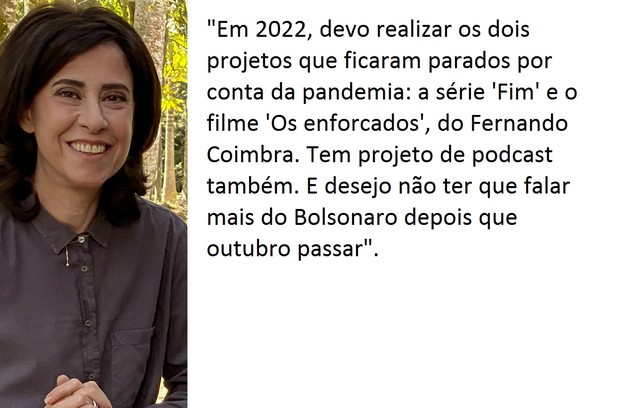 Fernanda Torres é a autora do livro 'Fim', que vai virar série na Globo (Foto: Globo)