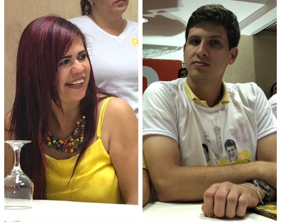 Gleide Ã‚ngelo e JoÃ£o Campos, do PSB, foram os deputados mais eleitos nas esferas estadual e federal, respectivamente â€” Foto: Marina Meireles/G1