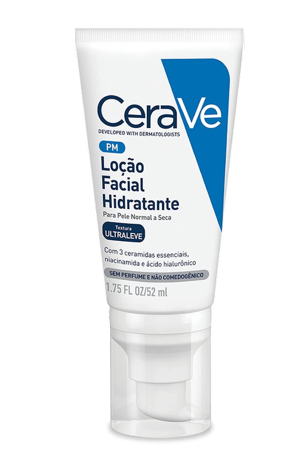 Loção Hidratante para o rosto, com Ácido Hialurônico, CeraVe (Foto: Reprodução/ Amazon)