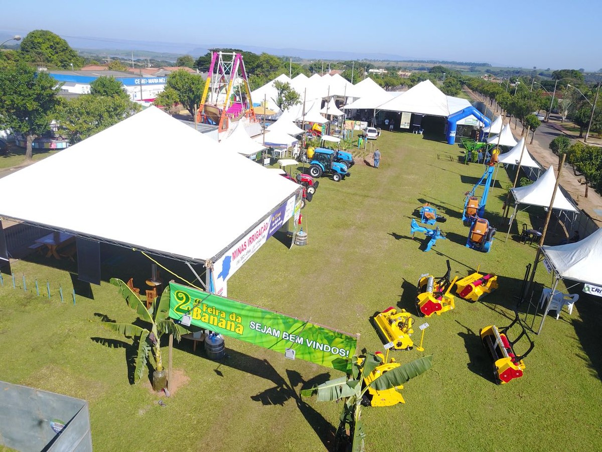 Feira da banana reúne 60 expositores e lança marca coletiva em Delfinópolis, MG Sul de Minas G1