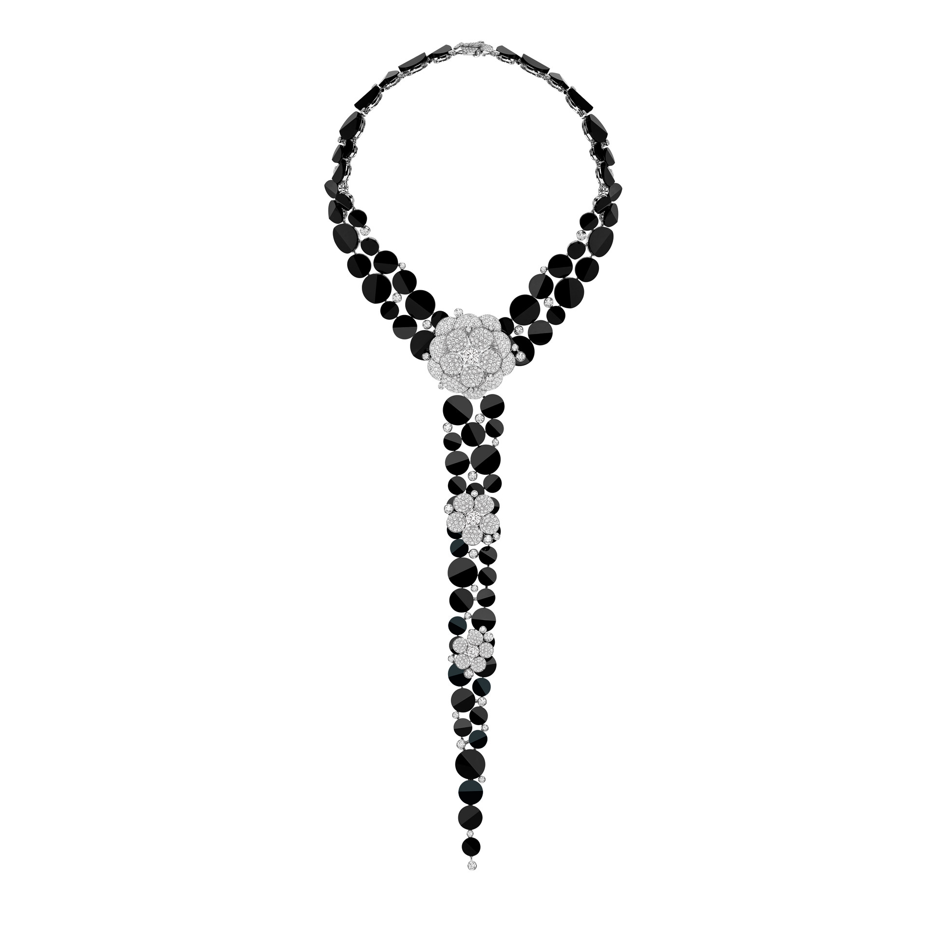 Onyx and diamond Tuxedo necklace (Foto: Credit)