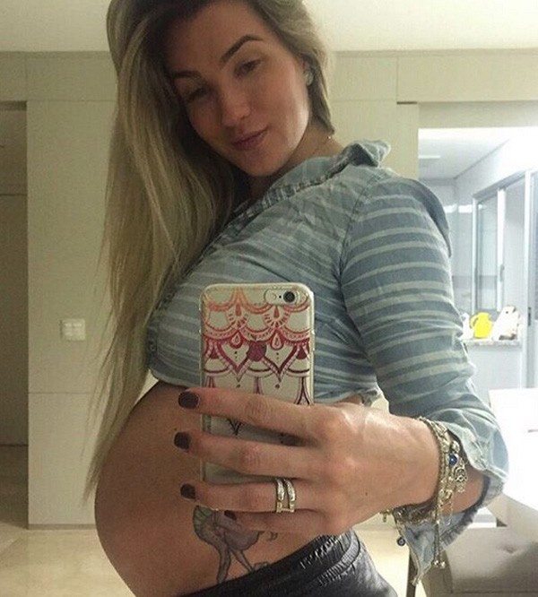 Aline Gotschalg está esperando o primeiro filho (Foto: Reprodução/Instagram)