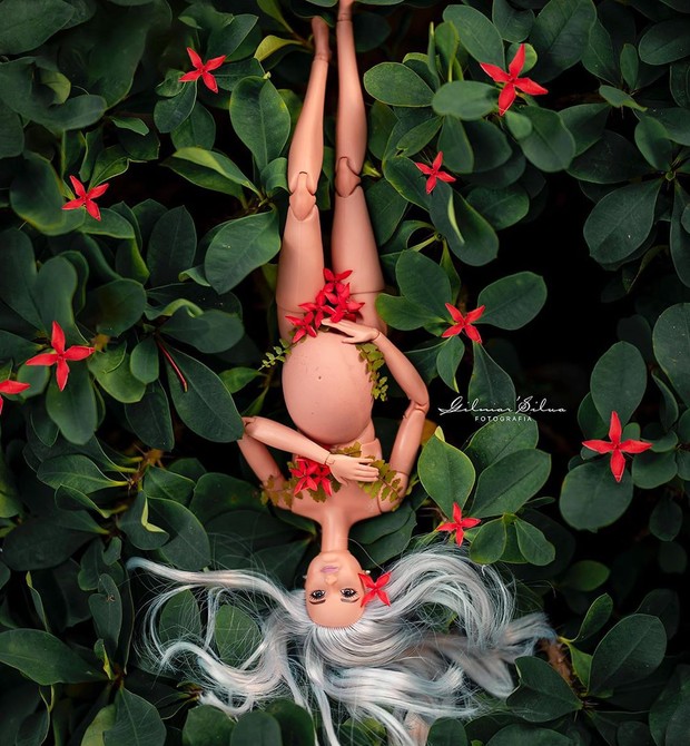 Barbie Maraesa deslumbrante em seu ensaio gestante  (Foto: Gilmar´Silva Fotografia)
