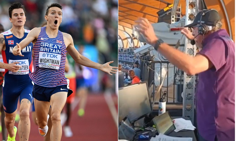 Jake Wightman se surpreende ao vencer 1500m livres; o pai, Geoff, se emociona ao narrar o momento