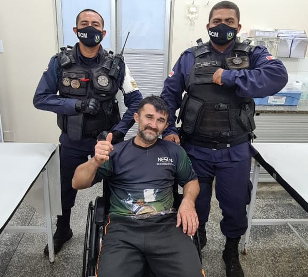 Desaparecido na mata, Davi de Oliveira Monteiro foi encontrado após 9 dias em Coari — Foto: Reprodução