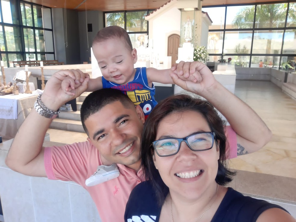 Por ter nascido prematuro extremo, o pequeno Bernardo está no grupo de risco da Covid-19 — Foto: Foto: Arquivo Pessoal