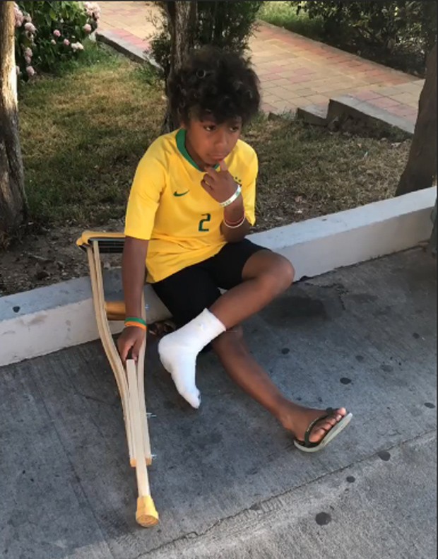 Isago, o filho de Thiago Silva (Foto: Reprodução Instagram)