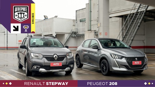 Renault Stepway x Peugeot 208: qual vence a disputa de semifinal da Copa do Mundo dos Carros 1.0?