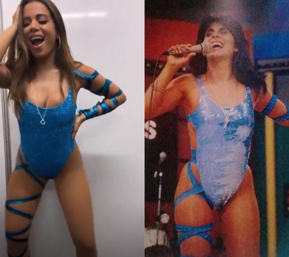 Anitta e Gretchen  â Foto: ReproduÃ§Ã£o/Instagram