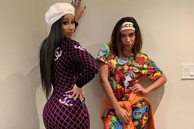 Anitta e Cardi B (Foto: Reprodução / Instagram)