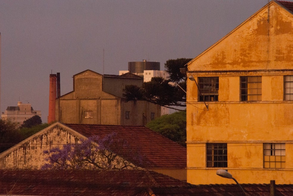 Vista do bairro Rebouças, em Curitiba, em local onde estava fábrica da Matte Leão (2012) — Foto: Diacuy de M. Fialho Crema/Arquivo pessoal