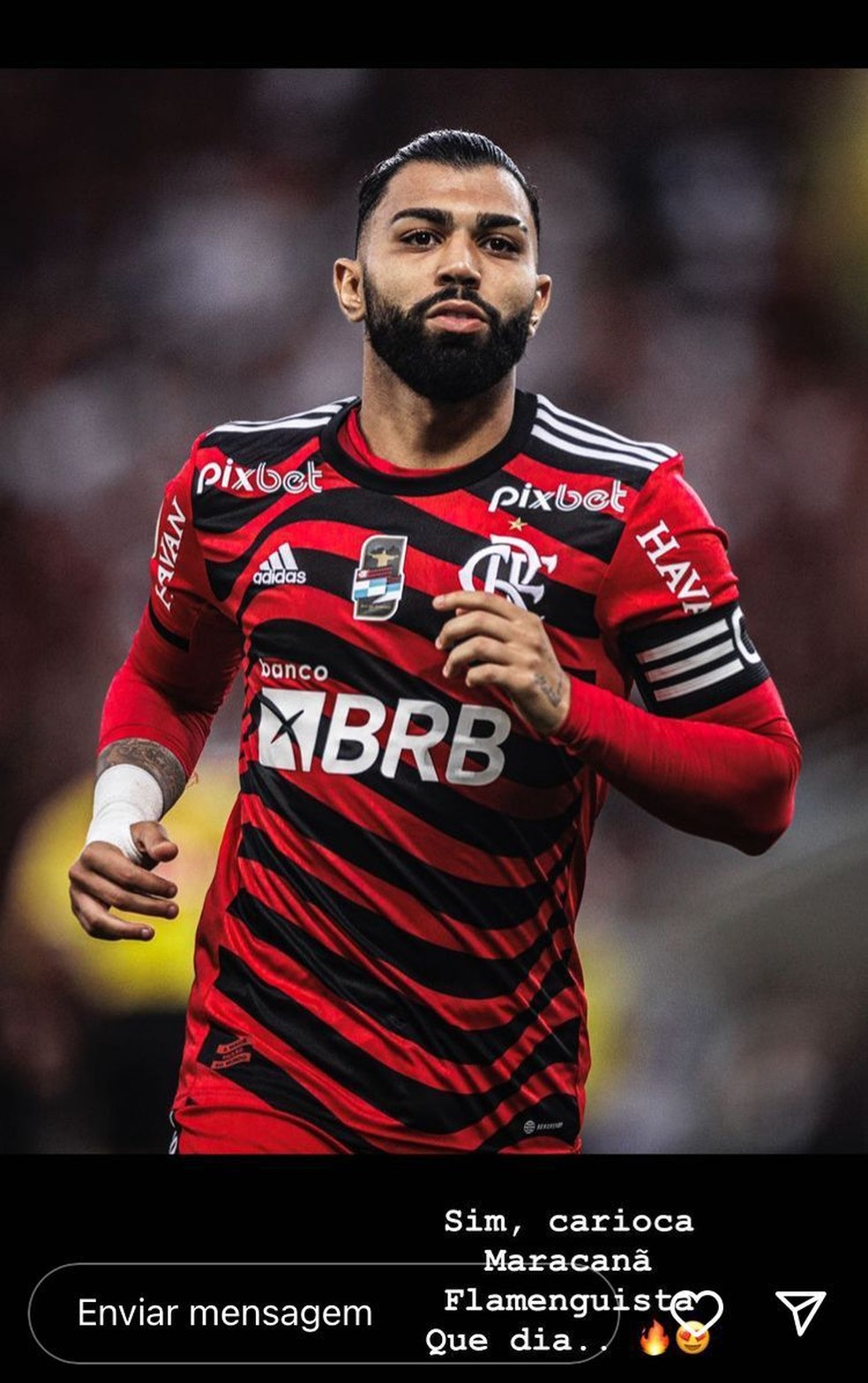 Gabigol, o "carioca" do Flamengo — Foto: Reprodução