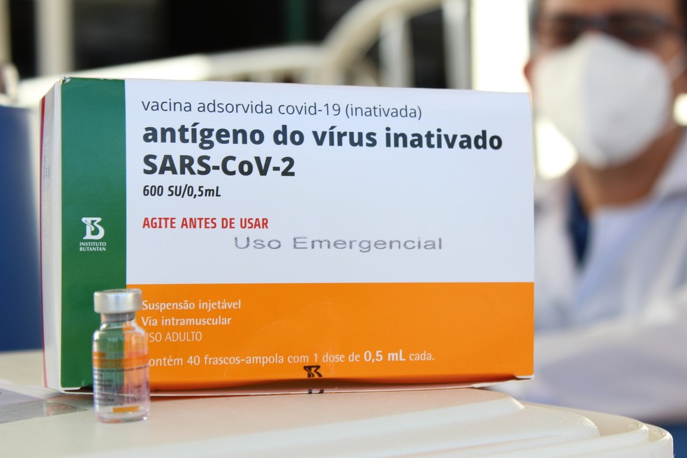 coronavac vacina covid-19 coronavirus — Foto: Vanessa Fernandes/G1 RR