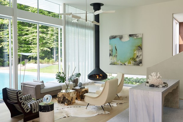East Hampton NY home  Architect: Blaze Makoid, Design: David Scott Interiors (Foto: Fotos Joshua McHugh/Divulgação)