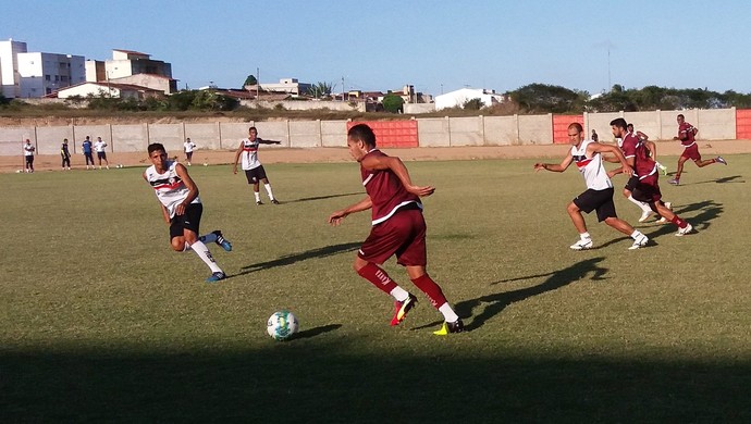 RN - jogo-treino América-RN x Santa Cruz de Natal (Foto: Canindé Pereira/Divulgação)