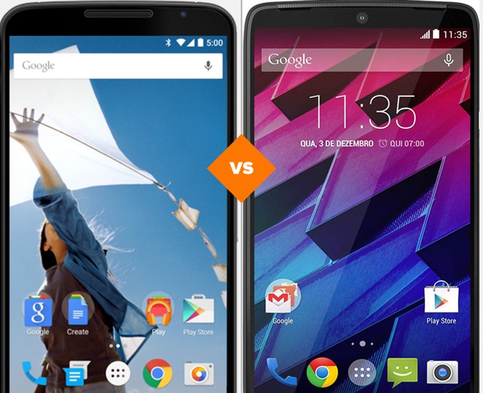 Nexus 6 ou Moto Maxx? Veja qual é o melhor smart (Foto: Arte/TechTudo)