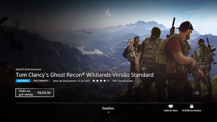 Ghost Recon: Wildlands: baixe o jogo de mundo aberto no PS4 (Foto: Reprodução/Victor Teixeira)