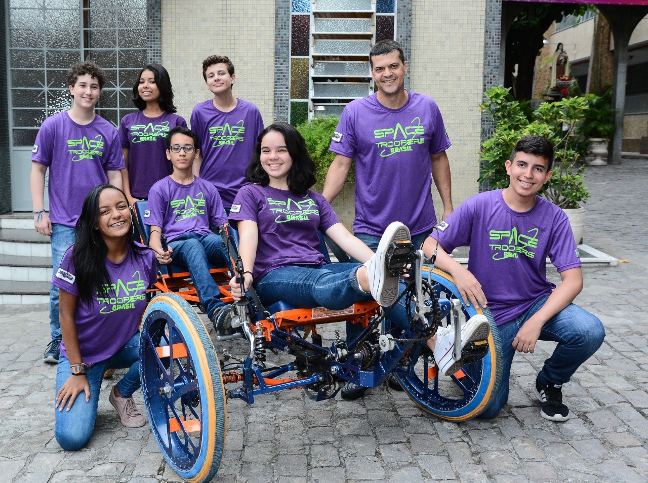 Estudantes do Colégio Santa Terezinha participam da edição 2020 do NASA Human Exploration Rover Challenge (Foto: Divulgação)