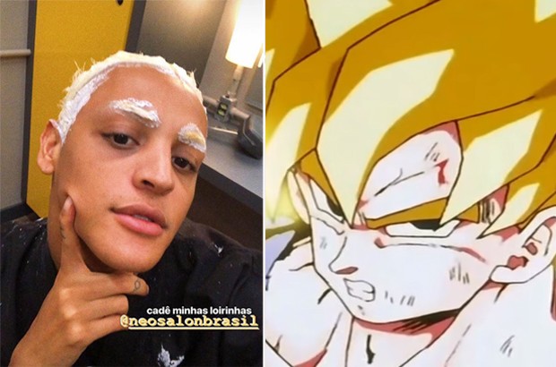 Você sabe por que os cabelos dos super sayajins são loiros?