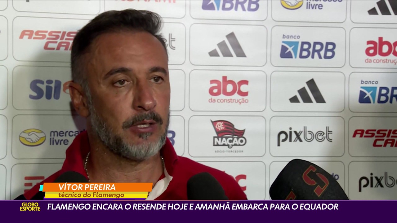 Flamengo encara o Resende pelo campeonato carioca